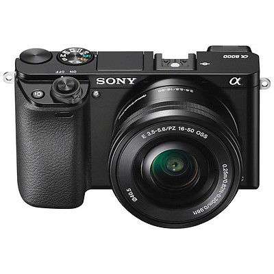 Sony Alpha a6000 Mirrorless Digital Camera with 16-50mm Lens - Black